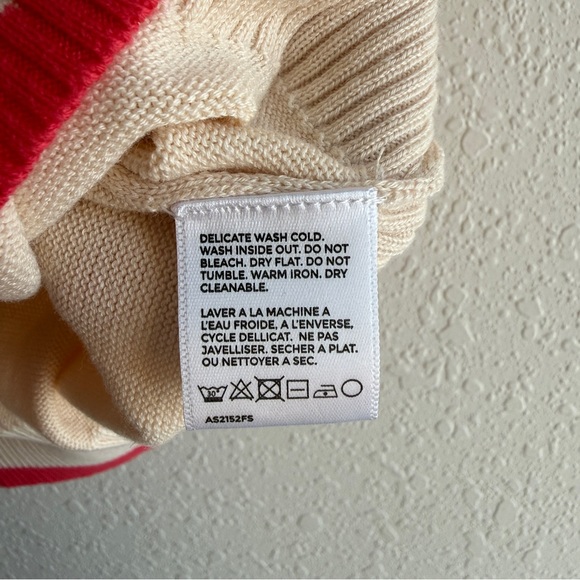 NWT Anthropologie Cotton Floral Short Sleeve Sweater Size XL - Picture 4 of 6